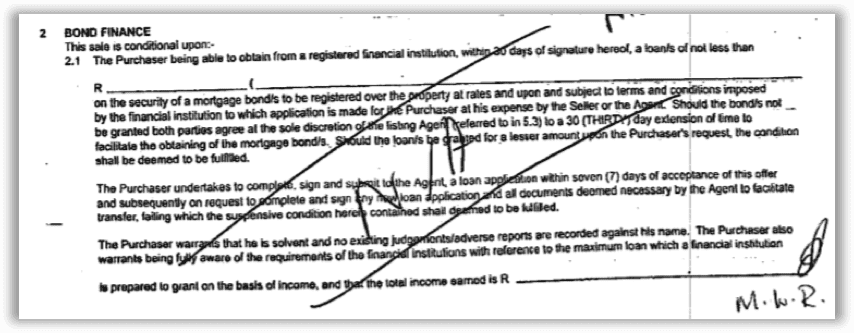 Elements of an Offer to Purchase